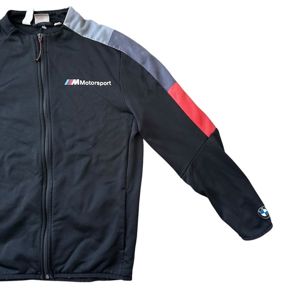 Puma x BMW M Motorsport Men's T7 Track Jacket Zip Up Size Small - Picture 3 of 10